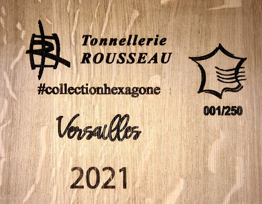 Actualité Tonnellerie Rousseau - Collezione Hexagone #4 : VERSAILLES